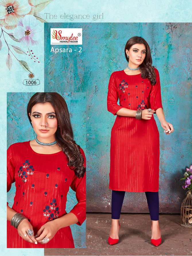 Smylee Apsara 2 Latest Ethnic Wear Designer Long Kurti Collection